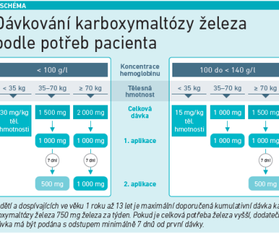 Dávkování karboxymaltózy železa