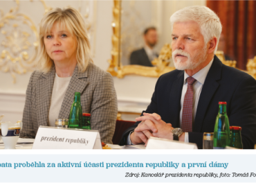 Debata proběhla za aktivní účasti prezidenta republiky a první dámy Zdroj: Kancelář prezidenta republiky, foto: Tomáš Fongus