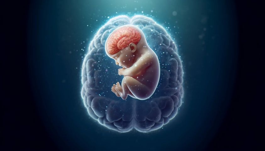 Dítě, vývoj mozku, prenatální vývoj, credit_Obrázek vytvořený pomocí DALL·E, OpenAI